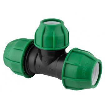 Klemkoppeling verloop T-stuk 25-50 mm voor tyleenslang