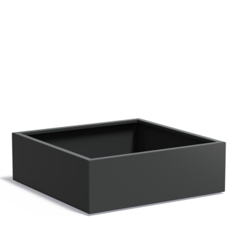Aluminium plantenbak CARREZ 120x120cm div. hoogtes