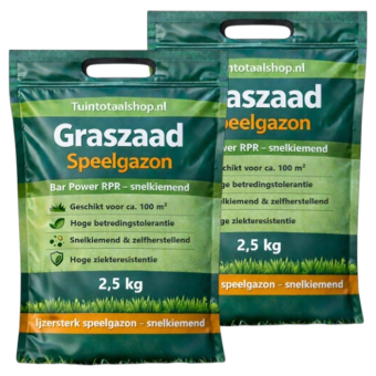 2x zak speelgazon graszaad RPR 2,5 kg