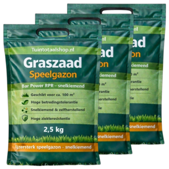 3x zak speelgazon graszaad RPR 2,5 kg