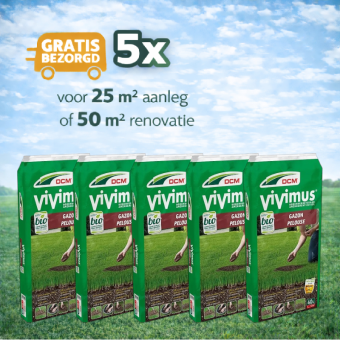 Vivimus gazon 5x - 40 liter voor 25m² gazonaanleg