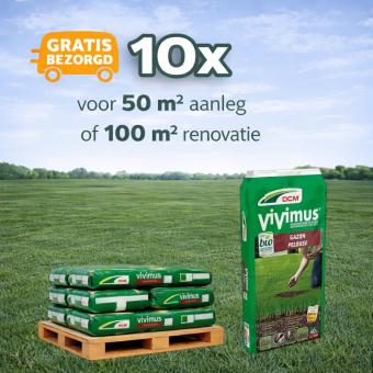 Vivimus gazon 10x - 40 liter voor 50m² gazonaanleg