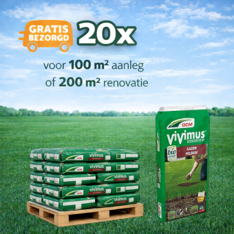 Vivimus gazon bodemverbeteraar | DCM | 20 x 40L pallet (Bio-label)