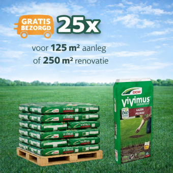 Vivimus gazon bodemverbeteraar | DCM | 25 x 40L pallet (Bio-label)