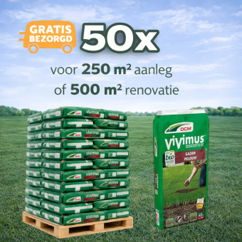 Vivimus gazon bodemverbeteraar | DCM | 50 x 40L pallet (Bio-label)