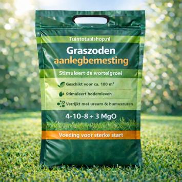 100m² Gazon startbemesting voor snelle wortelgroei en sterke grasmat