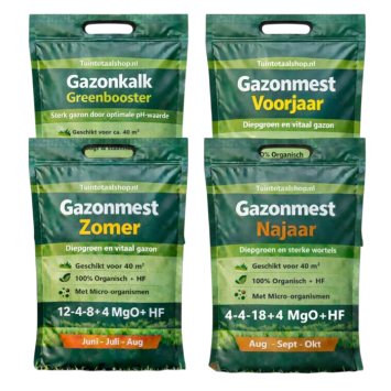 Gazonmest jaarpakket 40m2 Tuintotaalshop