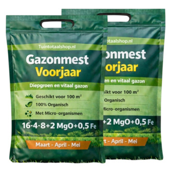 Organische gazonmest voorjaar 200m² zak