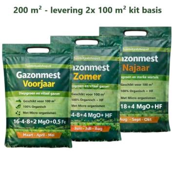 Gazonmest kit basis | voorjaar - zomer - najaar 20 - 300 m²