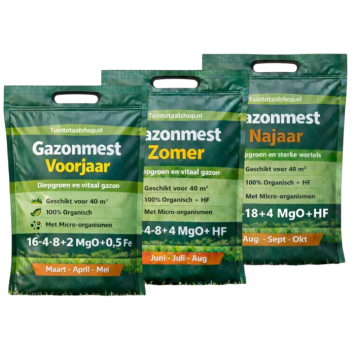 Gazonmest kit basis | voorjaar - zomer - najaar 20 - 300 m²
