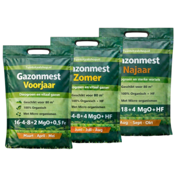 Gazonmest kit basis | voorjaar - zomer - najaar 20 - 300 m²