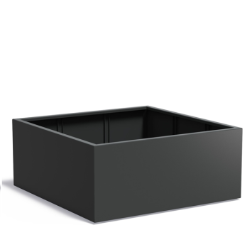 Aluminium plantenbak CARREZ 140x140cm div. hoogtes